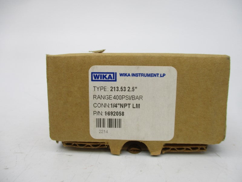 WIKA 9692058 0-400PSI 2.5" NSMP