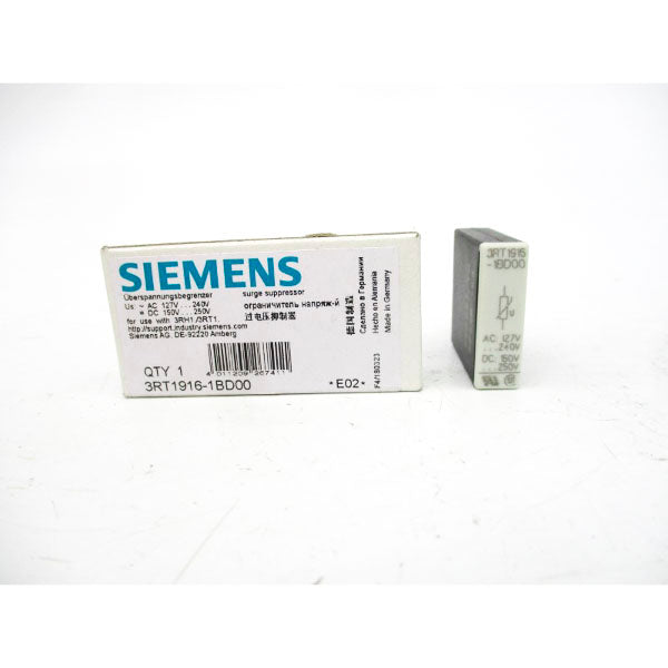 SIEMENS 3RT1916-1BD00 127-240VAC NSMP