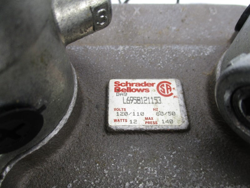 SCHRADER BELLOWS L695B121153 110/120V 140PSI UNMP
