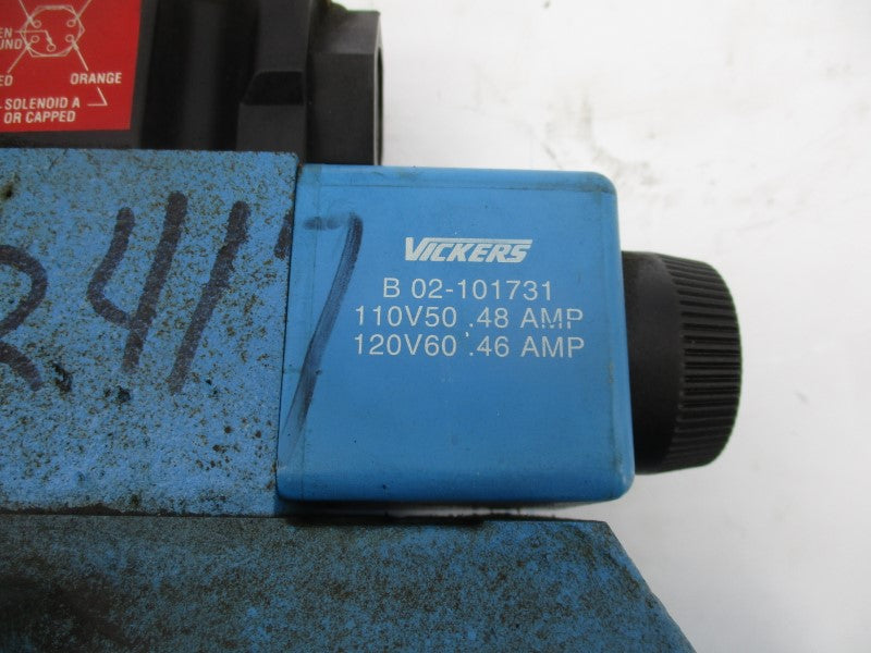 VICKERS DG5S-H8-6C-T-M-FPA5WL-B5-60 02-144247 110/120V 0.48/0.46A 4500PSI UNMP