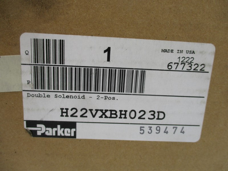 PARKER H22VXBH023D NSFS