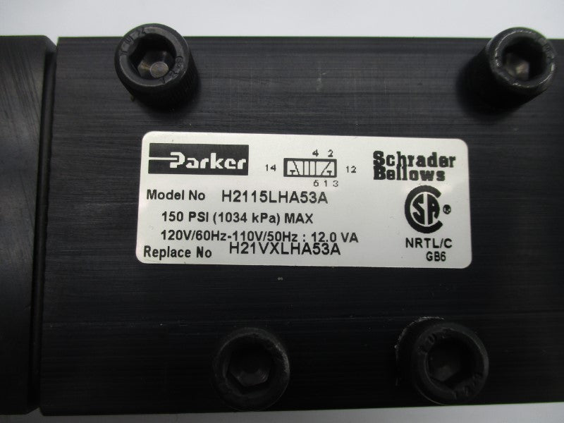 PARKER H2115LHA53A 110/120V 150PSI NSNP