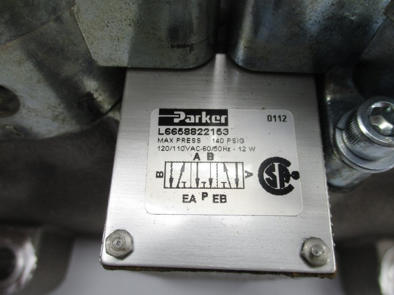 PARKER L6658822153 110/120VAC 140PSI 1" NSMP