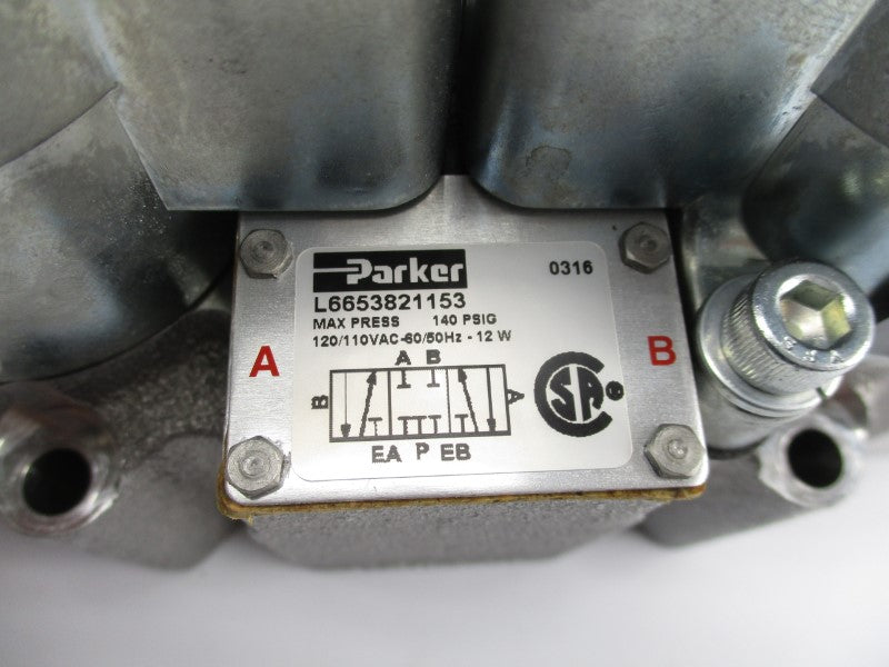 PARKER L6653821153 110/120VAC 140PSI 3/8" NSMP
