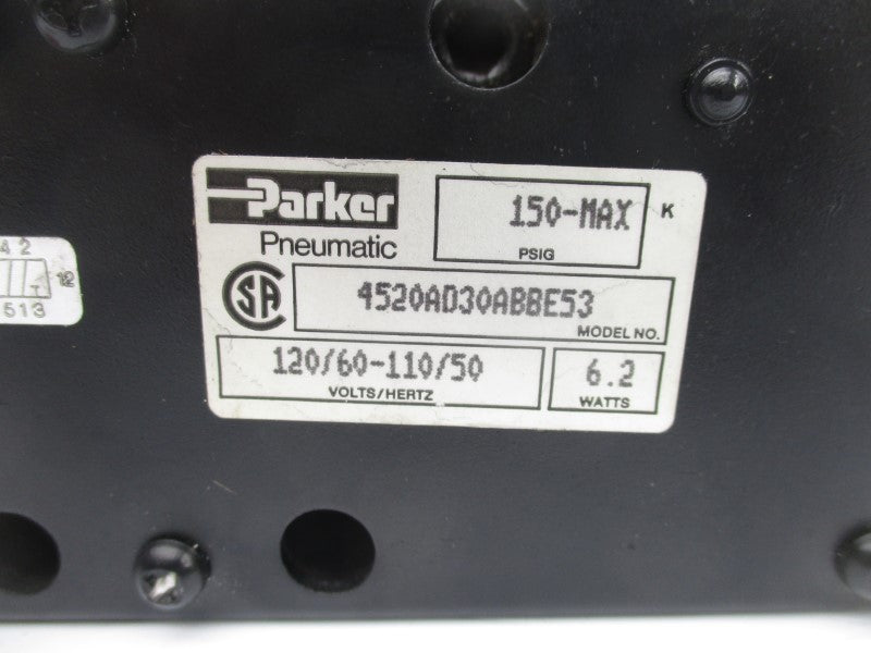 PARKER 4520AD30ABBE53 110/120V 150PSI NSNP