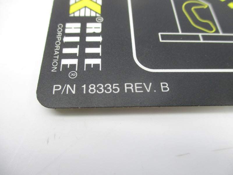 RITE HITE 18335 REV. B NSNP