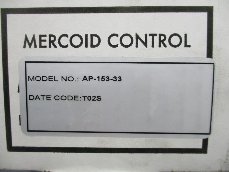MERCOID CONTROL AP-153-33 120/240VAC-DC -10-50IN NSMP