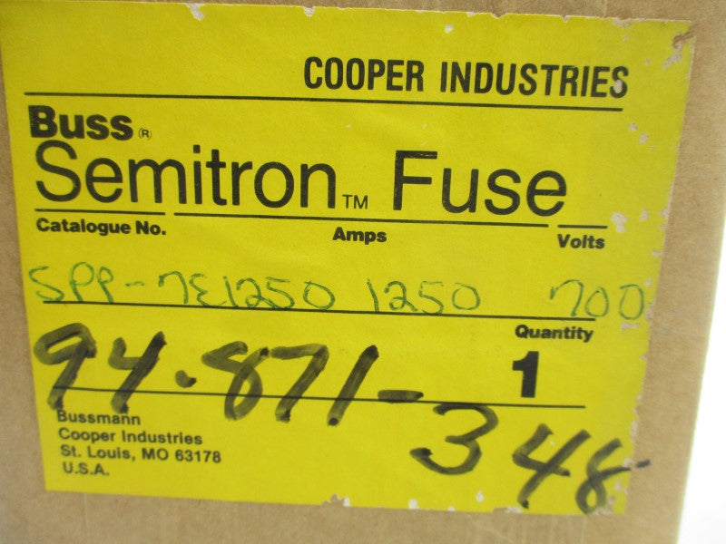 COOPER BUSSMANN SPP-7E1250 700V 1250A NSMP