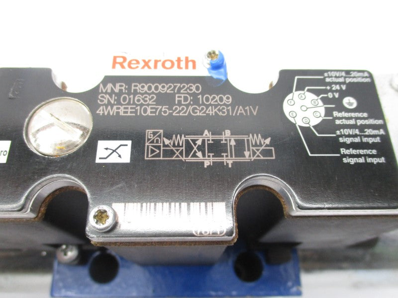 REXROTH 4WREE10E75-22/G24K31/A1V R900927230 24V NSNP