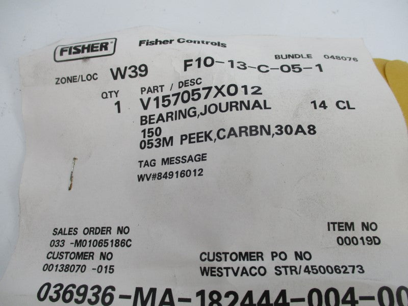 FISHER V157057X012 NSFS-OEM