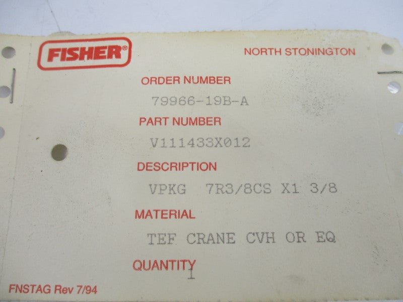 FISHER V111433X012 NSMP-OEM