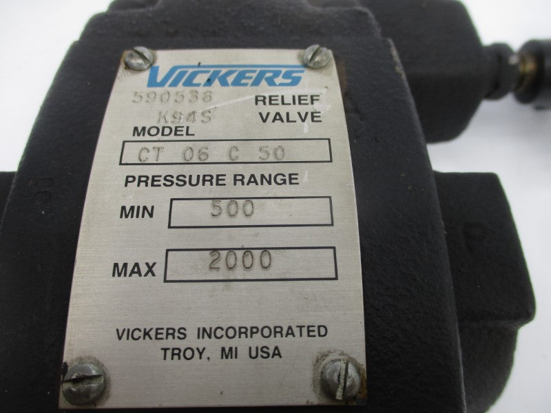VICKERS CT06C50 590538 500-2000PSI NSNP-OEM