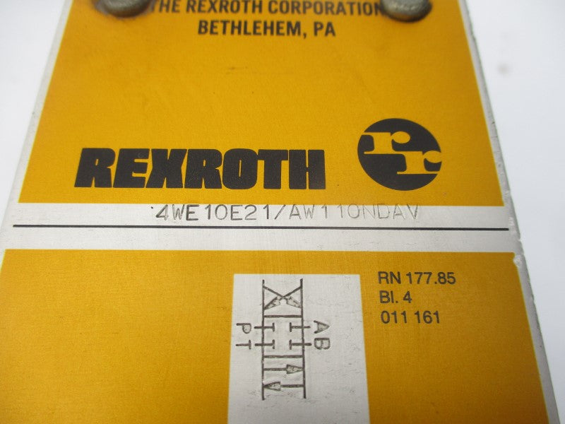 REXROTH 4WE10E21/AW110NDAV 110/120V UNMP-OEM