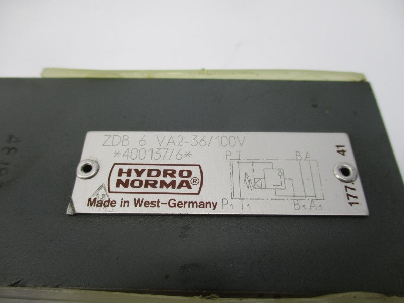 HYDRONORMA ZDB6VA2-36/100V 400137/6 NSNP-OEM