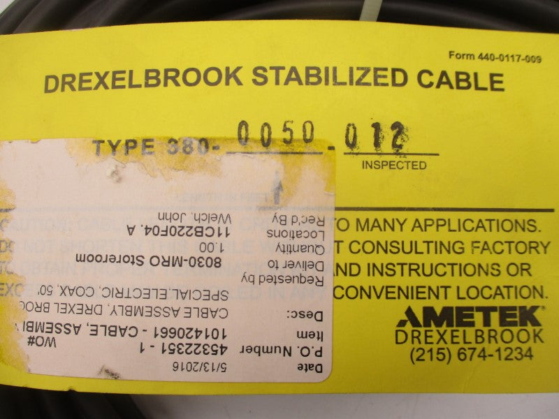 DREXELBROOK 380-0050-012 NSNP