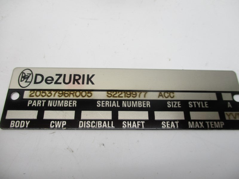 DEZURIK 2053796 NSMP