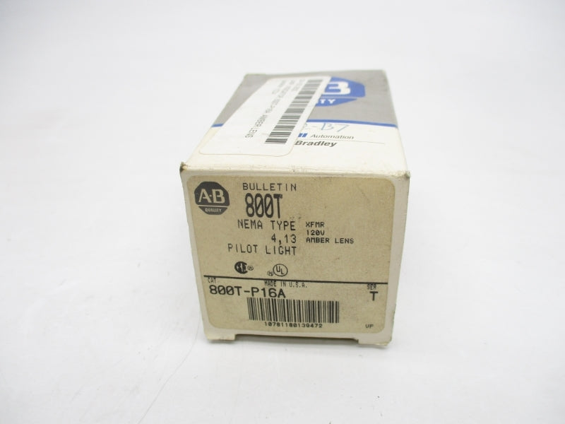 ALLEN BRADLEY 800T-P16A SER. T 120V (GY/BL) NSMP