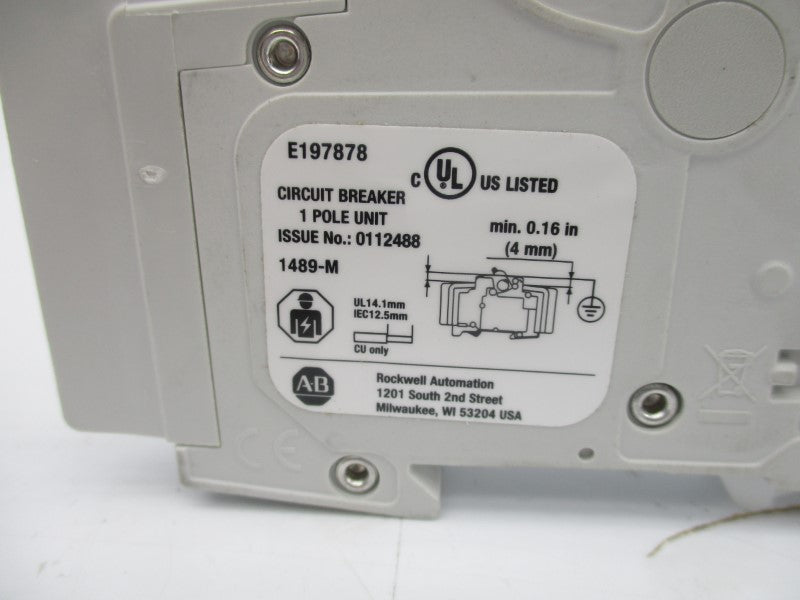 ALLEN BRADLEY 1489-M1C300 SER. D 277VAC 30A (PKG OF 2) NSMP
