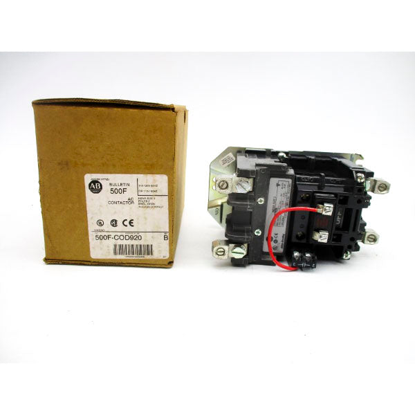 ALLEN BRADLEY 500F-COD920 SER. B 110/115-120V (BR/WH) NSMP