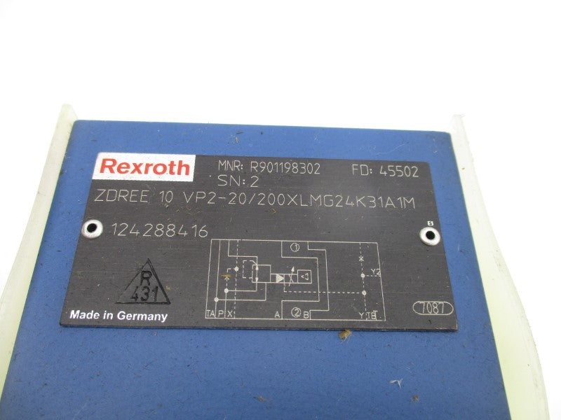 REXROTH ZDREE10VP2-20/200XLMG24K31A1M R901198302 NSNP