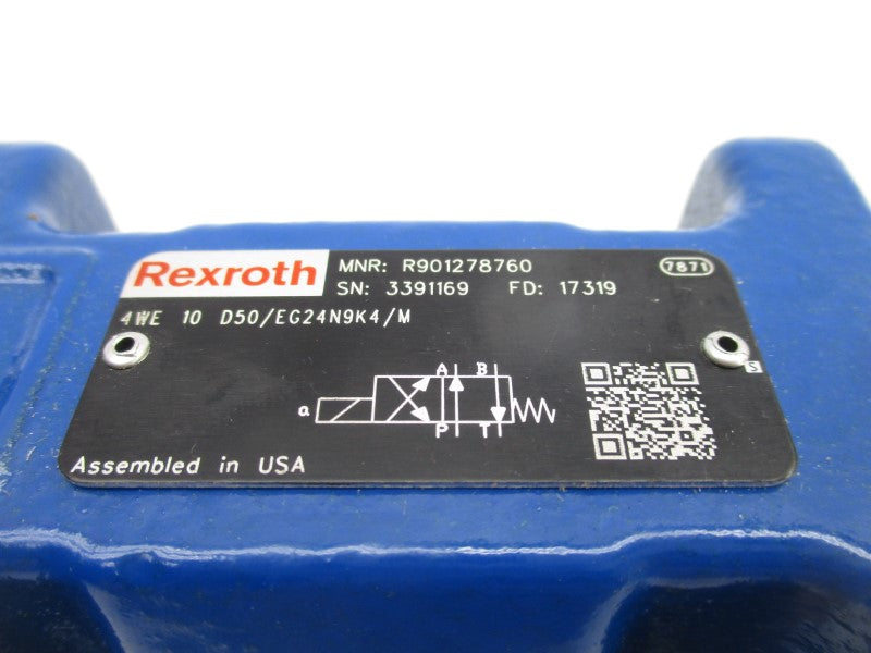 REXROTH 4WE10D50/EG24N9K4/M  R901278760 24VDC 1.61A NSNP