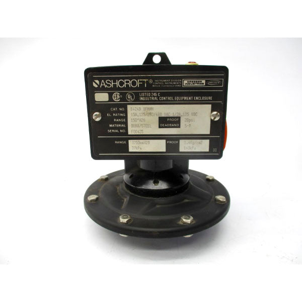 ASHCROFT B424BXFMNN 480VAC 15A 150"H20 20PSI NSNP