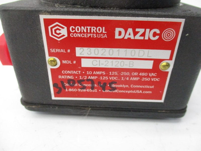 CONTROL CONCEPTS CI-2120-B 480VAC 10A NSNP
