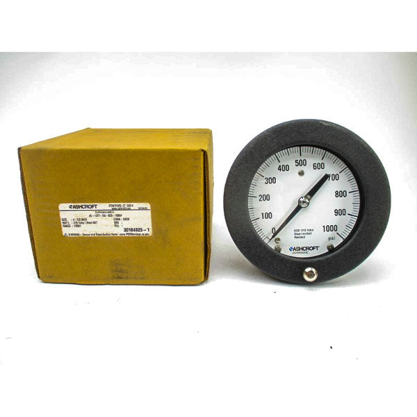 ASHCROFT 45-1377-RS-02B-1000# 0-1000PSI 4-1/2" NSMP