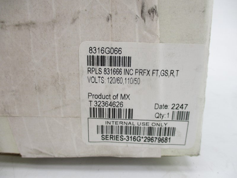 ASCO 8316G066 110/120V NSFS