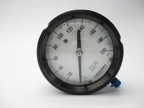 ASHCROFT 45-1279-AS-02L-200# 0-200PSI 4-1/2" NSMP