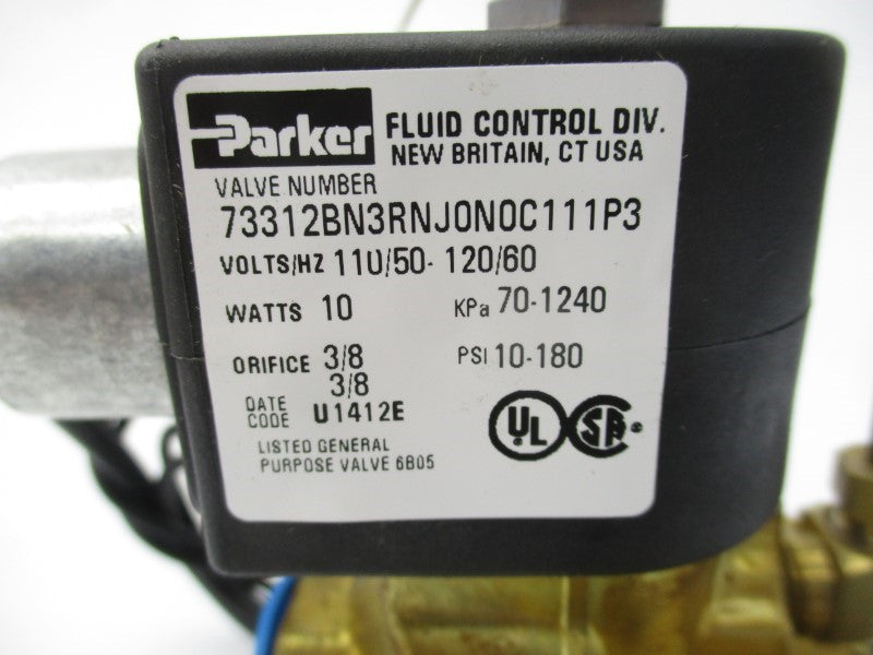 PARKER 73312BN3RNJ0N0C111P3 110/120V 10-180PSI NSMP