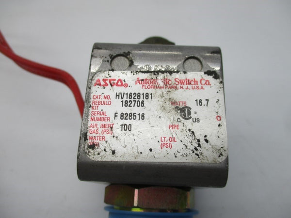 ASCO HV1628181 110/120V 100PSI UNMP