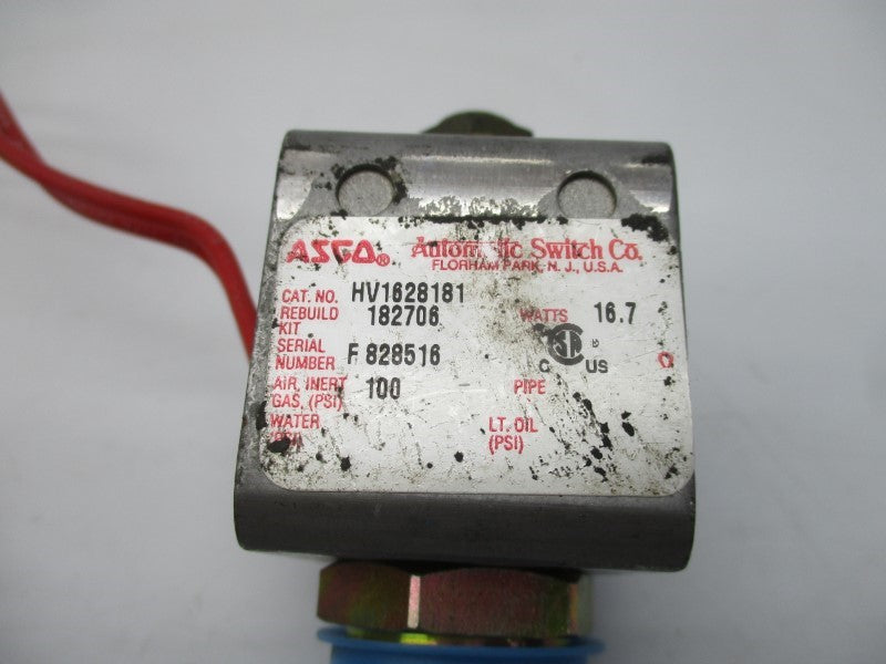 ASCO HV1628181 110/120V 100PSI UNMP