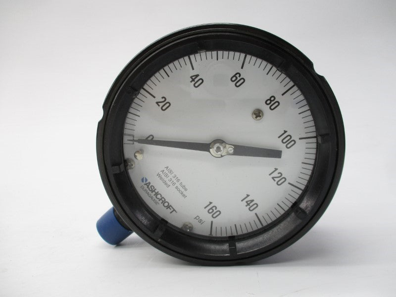 AQSHCROFT 45-1279-SS-04L-160# 0-160PSI 4-1/2" NSMP