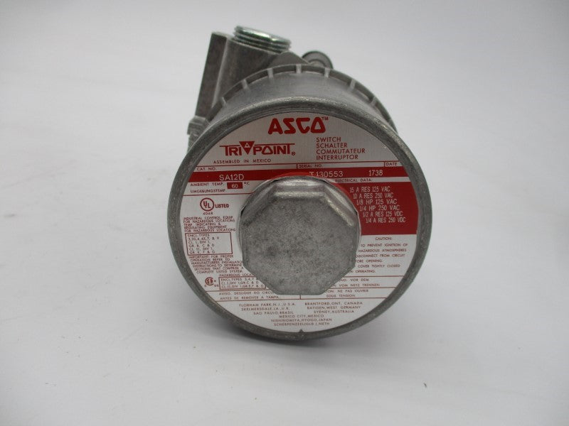 ASCO SA12D 250VAC 10A 2-60PSI NSMP