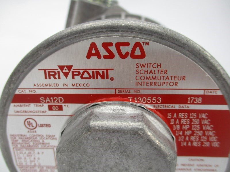 ASCO SA12D 250VAC 10A 2-60PSI NSMP