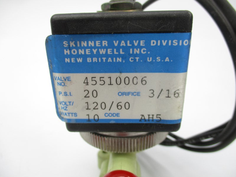 SKINNER 45510006 120V 20PSI 3/16" NSNP
