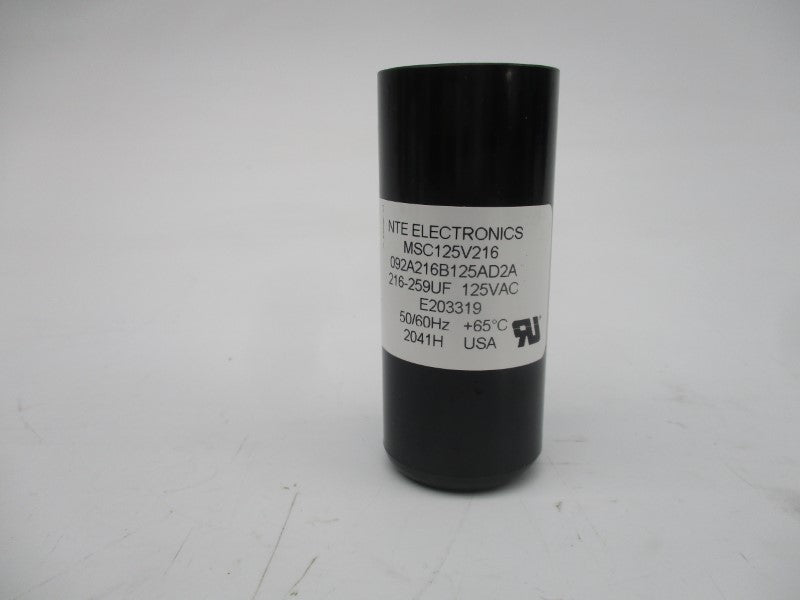 NTE ELECTRONICS MSC125V216 092A216B125AD2A 125VAC NSMP