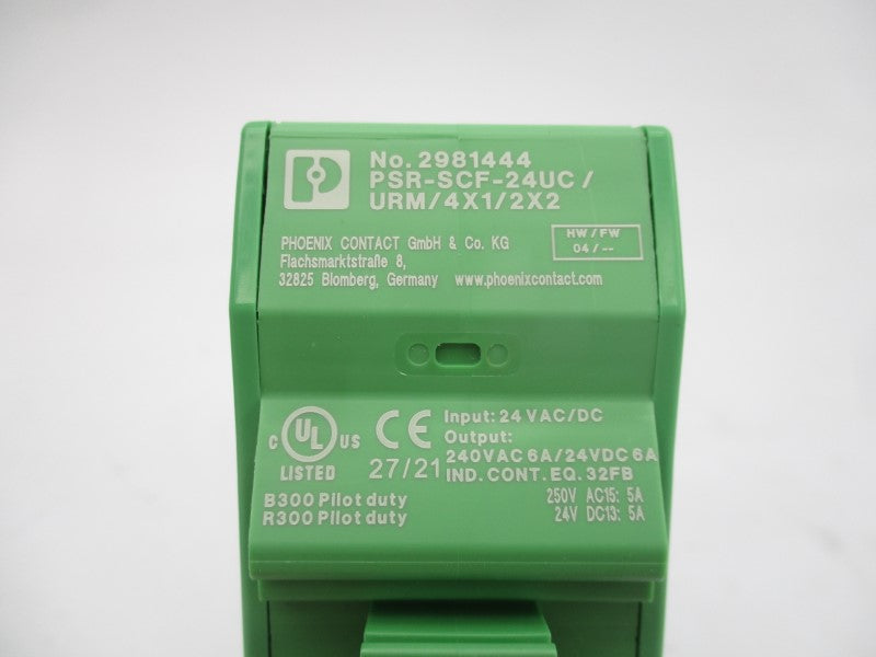PHOENIX CONTACT PSR-SCF-24UC/URM/4X1/2X2 2981444 24VAC/DC NSMP