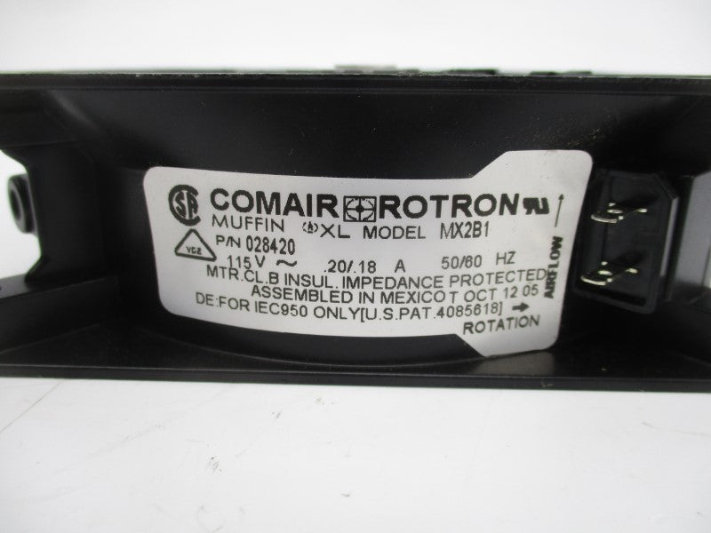 COMAIR ROTRON 028420 MSX2B1 115V 0.20/0.18A NSNP