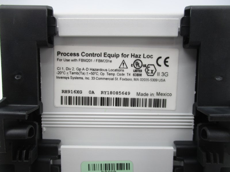 FOXBORO RH916XG REV. 0A NSNP