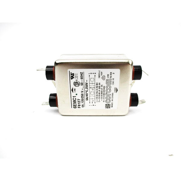 CORCOM 6EMC1 F8127 120/250V 6A NSNP