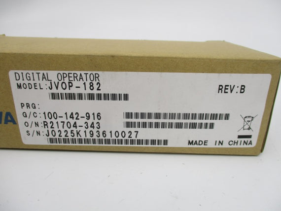 YASKAWA JVOP-182 REV. B NSMP