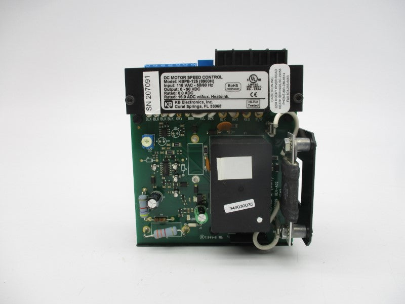 KB ELECTRONICS KBPB-125 8900H 115VAC 24.0A NSMP