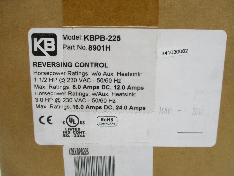 KB ELECTRONICS KBPB-225 8901H 230VAC 24.0A NSMP