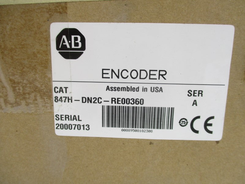 ALLEN BRADLEY 847H-DN2C-RE00360 SER. A 8-30VDC (WH) NSMP