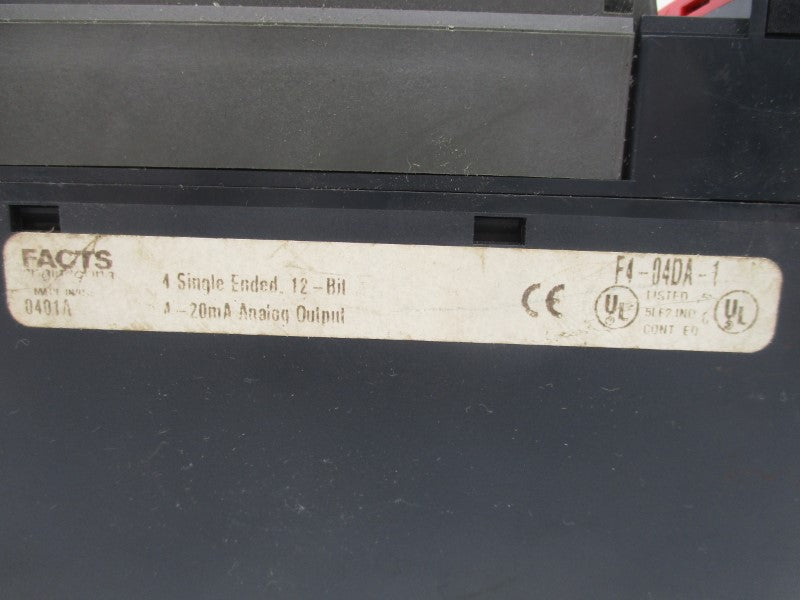AUTOMATION DIRECT F4-04DA-1 24V (NO DOOR) UNMP