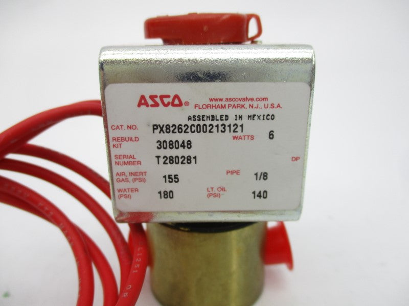 ASCO PX8262C00213121 110/120V 140-180PSI 1/8"  NSMP