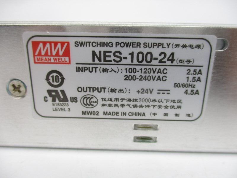 MEAN WELL NES-100-24 240VAC 1.5A NSMP