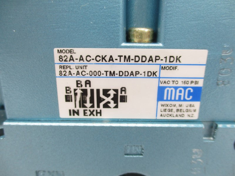 MAC 82A-AC-CKA-TM-DDAP-1DK 24VDC 150PSI NSMP